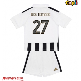 Juventus Nick Woltemade #27 Echipament de Fotbal Replică 2026-27 Copii Acasa (+ Șorturi)